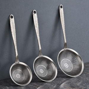 Passoire/Égouttoir en Titane Pur pour Usage Domestique, Filtre à Huile de Cuisine et Cuillère à Dumplings - Durable, Résistant à la Chaleur, Compatible Lave-Vaisselle - Product Image 1
