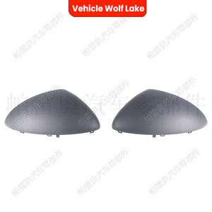 Carcasa de Espejo Retrovisor Lateral Izquierdo para Porsche Cayenne 2011-2014, Color Negro, ABS, 95873153700, Marca Vehicle Wolf Lake - Product Image 2