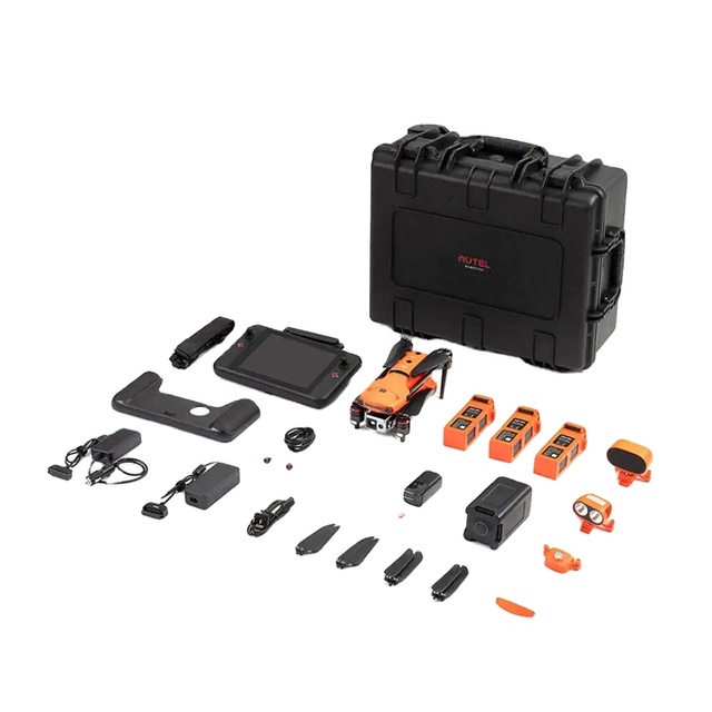 Autel Robotics EVO II Enterprise V3 Bundle Drone 640*512 Thermal Imaging CCD Sensor Strobe Spotlight Loudspeaker China Origin