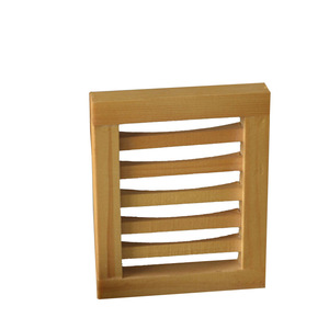 Wooden Soap <b>Dish</b> <b>Rack</b> Rectangle 2cm Self Drain Soap Storage Tray - Product Image 4