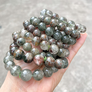 คริสตัลธรรมชาติสำหรับผู้ชายและผู้หญิงผีควอตซ์สีเขียวในสวนที่ทันสมัย - Product Image 2