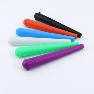 Tubo de Almacenamiento Cónico de Plástico de 120 mm para Conos Pre-Enrollados Kingsize, Tubo de Embalaje Cónico Personalizado para Etiquetas y Papel de Liar - Product Image 1