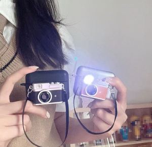 Premium Outdoor Portable LED Plastic Keychain Yellow Leica <b>Camera</b> Design with Light and Sound Features for Gift Promotion - Product Image 6