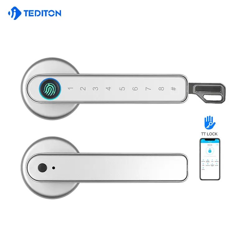 競争上の優位性指紋TTLOCKまたはTuyaパスワードロック調整可能シリンダーおよび60856072ロックスマートロック