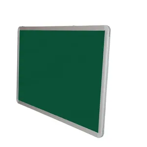 Tablero verde magnético de nuevo diseño, tablero de tiza de borrado en seco montado en la pared para útiles escolares