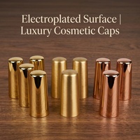 Tapa de Plástico PP Económica para Esmalte de Uñas, Acabado Mate o Brillante, con Logotipo Personalizado Impreso en Serigrafía para Suministros de Empaque de Belleza