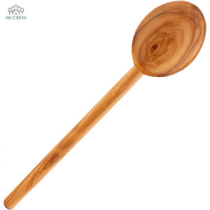 Cuillère de cuisine en bois d'olivier, qualité alimentaire, résistante aux hautes températures, cuillère de service pour usage quotidien - Product Image 3