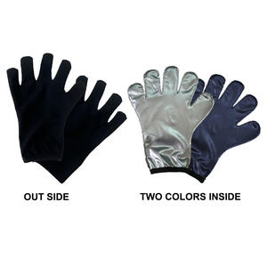 <span class=keywords><strong>Suna</strong></span> Sweating Foot Cover <span class=keywords><strong>Suna</strong></span> calcetines adelgazantes mujeres hombres sudor hidratante Anti agrietamiento y guantes de entrenamiento deportivo negro, calcetines - Product Image 4