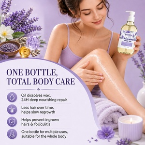 Aceite Reparador Post Depilación Orgánico Vegano y Libre de Crueldad Animal, Hidratación Intensa para <span class=keywords><strong>Piel</strong></span> Seca y con Picazón Después del Afeitado para Rostro y Cuerpo - Product Image 4