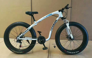 Bicicletta Fat Bike dalla Fabbrica di Tianjin, Cina, Bici con Pneumatici Larghi <span class=keywords><strong>Bianchi</strong></span> e Neri, Bicicletta Fat Bike con Pneumatici Larghi 26x4.0 - Product Image 3