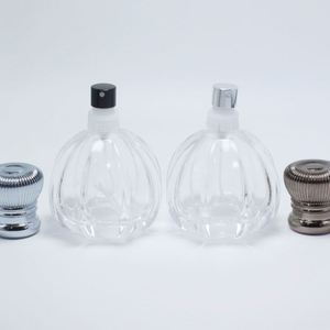 ขวดน้ำหอมแก้วทรงกลมใสขนาด 50 มล. ดีไซน์ใหม่ พร้อมฝาซิงค์หรูหรา - Product Image 4