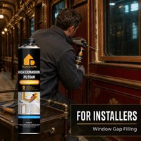 Mousse polyuréthane haute expansion FEIDU'S HOME pour le remplissage de joints, isolation, qualité professionnelle pour les installateurs, utilisation en construction