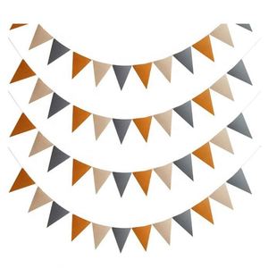 Guirlande de fanions rectangulaires en feutre personnalisée pour fête d'anniversaire, nom personnalisé, 14x21cm, couleur personnalisée, style festif, décoration de chambre - Product Image 2