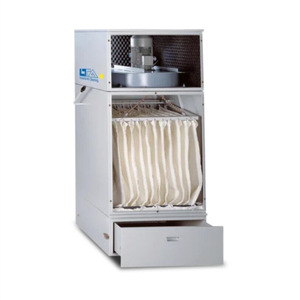 Collecteur de poussière LTA Md 90 Mpcip, 30 gallons, en acier, triphasé, chargement par le bas, pour le nettoyage de l'air industriel - Product Image 2