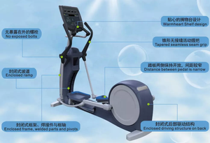Équipement de fitness commercial en gros : Vélo elliptique professionnel d'usine à vendre - Product Image 6