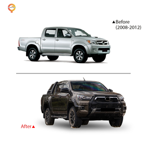 Kit de conversión de parachoques delantero y parrilla Hilux <span class=keywords><strong>VIGO</strong></span> de alta calidad, años 2004-2016, actualización a kit de carrocería ROCCO 2020, compatible con Toyota. - Product Image 2