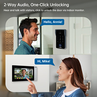 Trudian Smart Ring Sonnette de porte Sonnette Téléphones Caméra Sonnette vidéo Ip Filaire Villa Système d'interphone vidéo