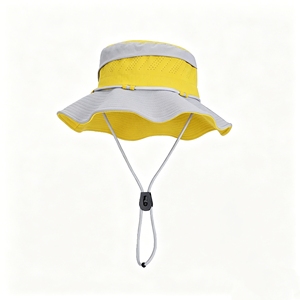 Sombrero de Sol de Ala Ancha para Hombre y Mujer, Sombrero de Pescador Transpirable de Secado Rápido con Correa para la Barbilla, Plegable, Protección UV, para Senderismo y Camping al Aire Libre - Product Image 1