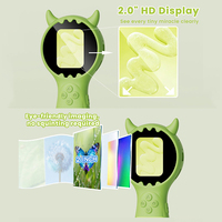 Children's Digital Microscope Hand Magnifier HD 2MP Science Learning Microscope Toy Set Industrial Magnifying Glass for Kids