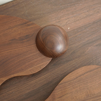 Plateau sur pied en bois Art Déco, plateforme d'exposition artisanale, haut-parleurs décoratifs, maison, bureau, vente en gros, logo personnalisé, taille, résistant à la chaleur