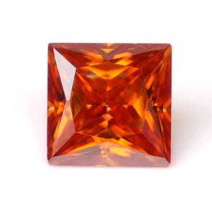 พลอยมอยส์ซาไนต์ทรงปรินเซสคัทสีทองคำเปลว คุณภาพเยี่ยม สำหรับทำเครื่องประดับ พลอยเพชรเม็ดเดี่ยว - Product Image 4