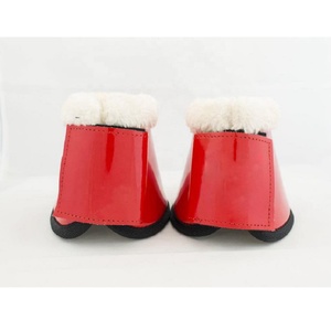 Smashing OVERREACH/BELL NEOPRENE HORSE BOOTS FLEECE EQUESTRIAN HORSE EQUIPMENT - Product Image 1