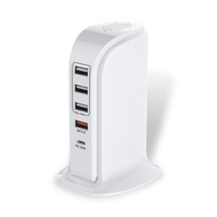 5 Ports USB Hub Ladestation für Restaurant