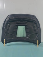 Capot transparent en verre trempé de carbone pour Infiniti Q50 Capot transparent en verre trempé ajustement parfait
