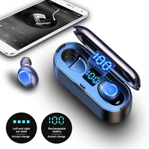 Auriculares Tws inalámbricos <span class=keywords><strong>pequeños</strong></span>, <span class=keywords><strong>cascos</strong></span> con BT, F9, Ecouteur, BT, sin cables - Product Image 2