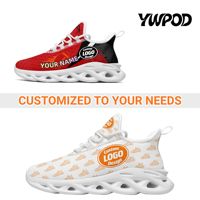 Dernier design de baskets de course pour hommes, imprimé football, chaussures de sport respirantes décontractées pour femmes - FN003-26006133-25