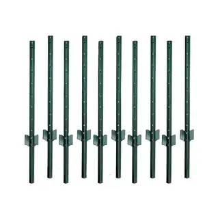 Wholesale Heavy Duty Metal Fence Post Farm Studded Steel T Fence Posts