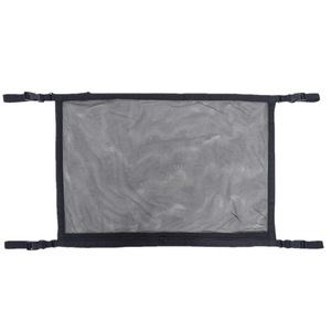 Car Roof Ceiling Cargo <b>Net</b> Black Polyester Nylon Mesh Storage <b>Bag</b> With Handle General Fit - Product Image 2