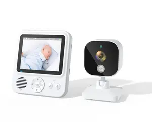 2.4Ghz Draadloze 720P Camera Auto Tracking Baby Monitoring Camera Audio Babyfoon Menselijke Detectie Draadloze Smart Video Baby Monit