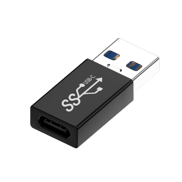 USB a to USB C Adapter Type-C Male to USB-A Female Converter Super Speed Data Sync 15W Fast Charging Adaptor