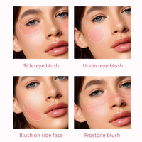 O'CHEAL Rubor de Larga Duración con Cambio de Color por Temperatura, Tinte para Mejillas que Cambia de Color, Crema Sedosa para el Rostro
