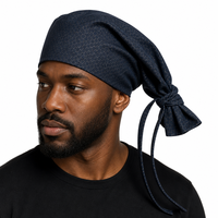 Bonnet à nouer en coton vintage à motifs camouflage et à carreaux de dessin animé, avec logo personnalisé, vente en gros
