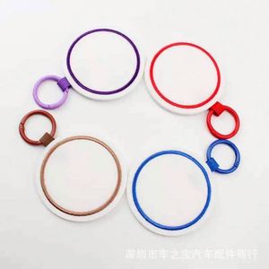 Sales Promotion Korea Personalized Cloth Iron on Patch Kids Diy Metal Cute Candy Color Name Tag Strap Keychain - Product Image 4