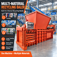 Mesin Press Horizontal Otomatis Tahan Air, Produktivitas Tinggi, Tugas Berat untuk Tekstil, Botol, Plastik, dan Peralatan Pemeras