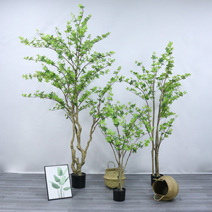 Simulación <span class=keywords><strong>de</strong></span> Ramas <span class=keywords><strong>de</strong></span> Plantas, Hojas, Madera <span class=keywords><strong>de</strong></span> Caballo Bebedor y Decoración del Hogar - Product Image 4