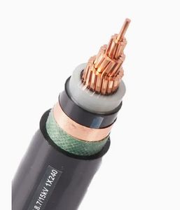 Câble d'alimentation haute tension robuste avec isolation épaisse et transmission de puissance sûre à conducteur solide - Product Image 6