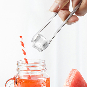 Petites pinces à glace en acier inoxydable de qualité alimentaire, 4 pouces, mini pinces de cuisine, pinces à sucre <span class=keywords><strong>pour</strong></span> le thé, les fêtes, le café, le bar à tacos - Product Image 4