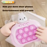 Nouveau Popit Fidget Toys Vitesse Pousser la Machine de Jeu-Musique Whack a Mole Jeu Portable Pousser Bulles Autisme Relief Jouets
