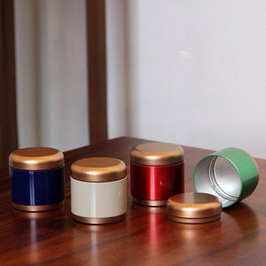 RTS 70*100mm Large Metal Tinplate Container <strong>Tin</strong> Box Round Loose Tea Coffee Candy <strong>Chocolate</strong> <strong>Tin</strong> Can for Tea Packaging - Product Image 4