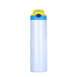 Botella de Agua Aislada de Gran Capacidad (501-600 ml) con Tapa y Pajita para Llevar, en Oferta - Product Image 4