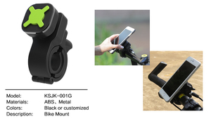 Soporte Universal para Teléfono con Montaje en Manillar ABS, Liberación con un Toque para Ciclismo - Product Image 2