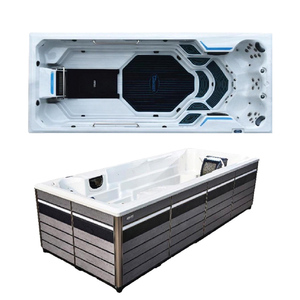 Bán Hàng Trực Tiếp Đa Chức Năng Ngoài Trời Biệt Thự Lớn Hồ Bơi Mặt Đất Vô Tận Hồ Bơi Cho Sân - Product Image 1