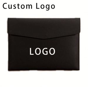 Custom Logo A4 B5 A6 Business Leather <b>File</b> Folder Promotion Administration Portfolio Envelope <b>Paper</b> Holder Bag for Office - Product Image 6
