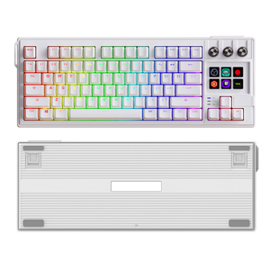 Custom K1 Pro Office <span class=keywords><strong>Keyboard</strong></span>-Interruptor Vermelho, Visual LCD Botões, Rotary Dials-Projetado para Workflow Automation, Fornecimento de Fábrica - Product Image 1