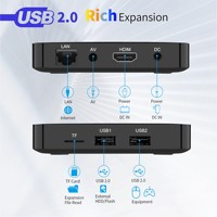 TV Box Jaringan Populer Allwinner H313 4K HD Pemutar Media Tanpa Buffer dengan Android 14 Wi-Fi 6 untuk TV Stick Terintegrasi