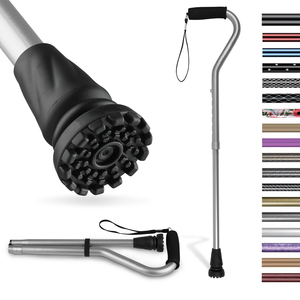 Bastón plegable de aluminio ligero ajustable para hombres/mujeres-Agarre de garra, color personalizado/bastón con logotipo - Product Image 1